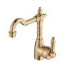 Eleanor Urban Brass Shepherds Crook Basin Mixer