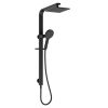 licoln deluxe matte black shower combo