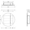 ROUND MIRROR CABINET SPECS