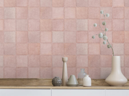 Incise Pink Salt Satin Matt