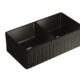 Benson Matte Black Double Butler Sink